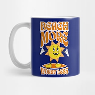 Beach More Worry Less Mug